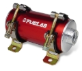 Picture of Fuelab Prodigy High Flow Carb In-Line Fuel Pump - 1800 HP - Red
