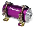 Picture of Fuelab Prodigy High Flow Carb In-Line Fuel Pump w-External Bypass - 1800 HP - Purple