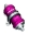 Picture of Fuelab 818 In-Line Fuel Filter Standard -6AN In-Out 6 Micron Fiberglass - Purple