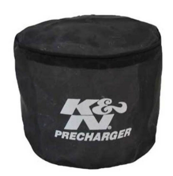 Picture of K&N Universal PreCharger Round Straight Air Filter Wrap Black