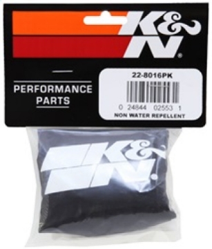 Picture of K&N Universal PreCharger Round Straight Air Filter Wrap Black