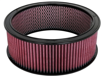 Picture of aFe MagnumFLOW Air Filters Round Racing P5R A-F RR P5R 14OD x 12ID x 5H E-M Blk-Red