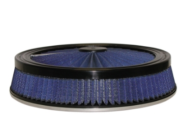 Picture of aFe MagnumFLOW Air Filters Round Racing P5R A-F TOP Racer 14D x 3H Blk-Blue