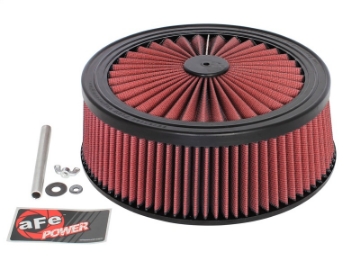 Picture of aFe MagnumFLOW Air Filters Round Racing P5R A-F TOP Racer 14D x 5H Blk-Red