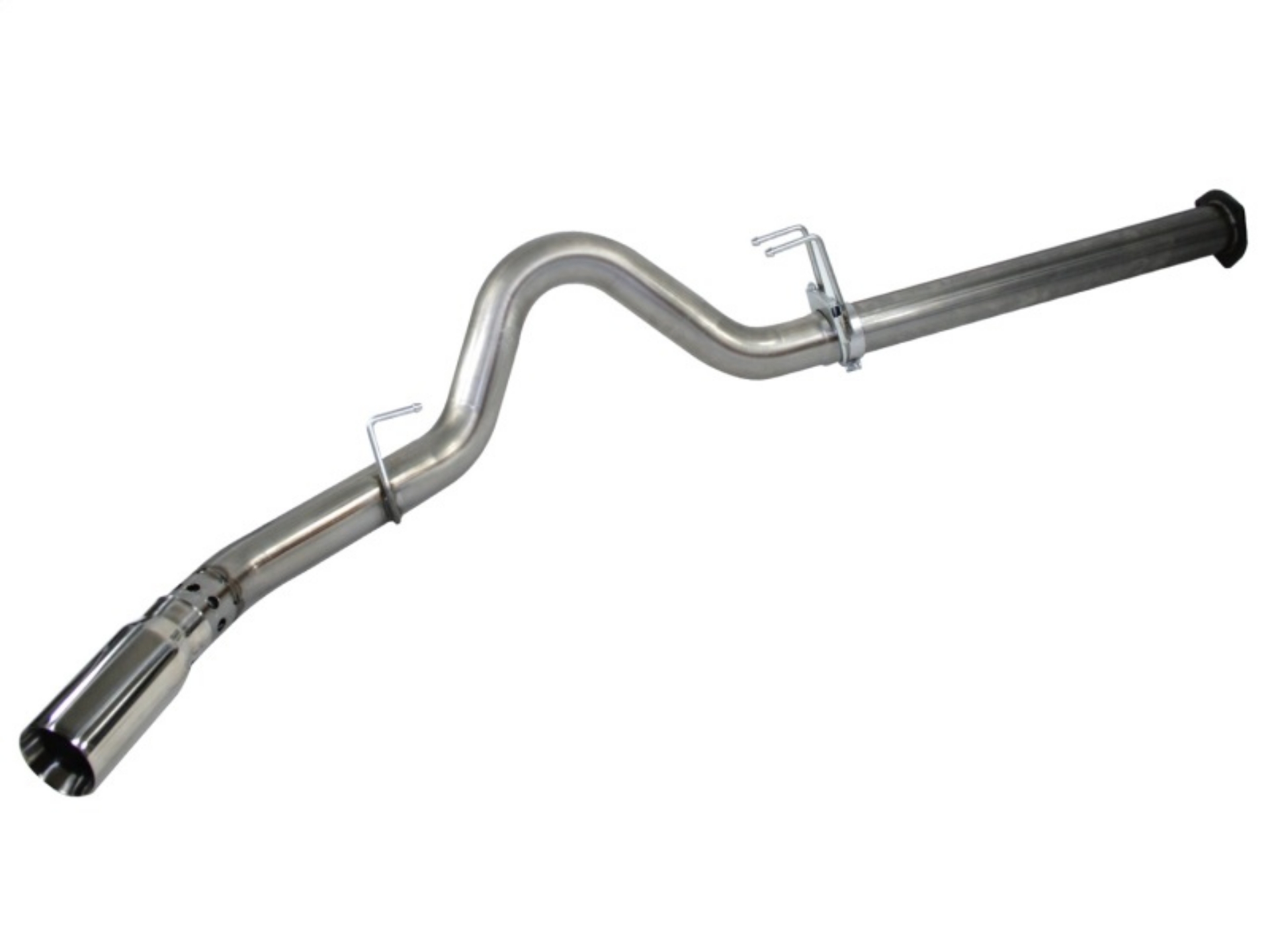 Picture of aFe LARGE Bore HD Exhausts DPF-Back SS-409 EXH DB Ford Diesel Trucks 11-12 V8-6-7L td