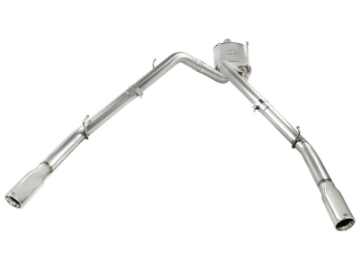 Picture of aFe MACHForce XP Exhausts Cat-Back SS-409 EXH CB Dodge Ram 1500 5-7L HEMI 09-13 Polished