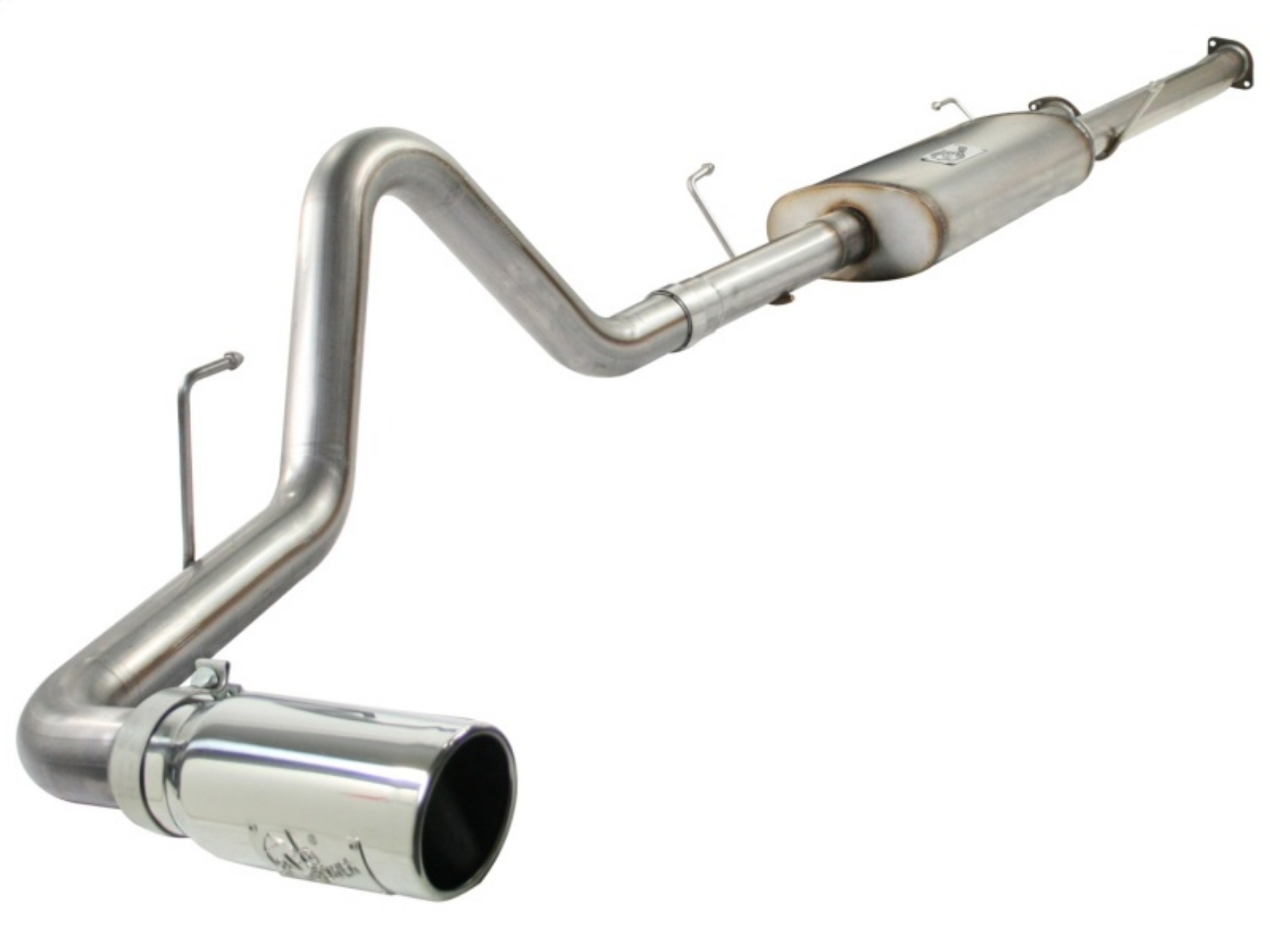 Picture of aFe MACHForce XP Exhausts Cat-Back SS-409 EXH CB Toyota Tundra 10-11 V8-5-7L 145-7 WB pol tip