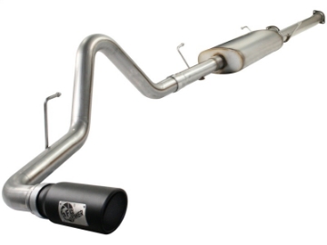 Picture of aFe MACHForce XP Exhausts Cat-Back SS-409 EXH CB Toyota Tundra 10-11 V8-5-7L 145-7 WB blk tip