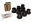 Picture of Energy Suspension Ford F-250 - F-350 Black Rear Leaf Spring Bushing Set