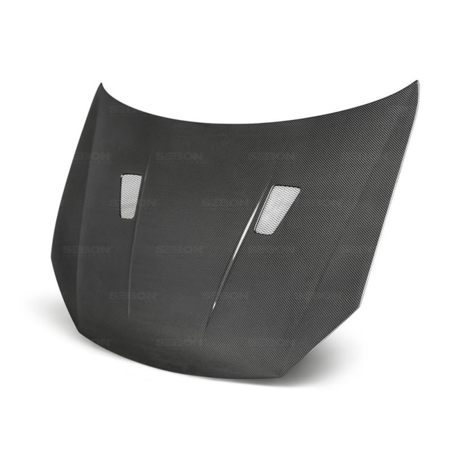 Picture of Seibon 10-11 VW Golf GTI 5K-MK6 TM Carbon Fiber Hood w- Shaved Emblem