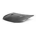 Picture of Seibon 10-11 VW Golf GTI 5K-MK6 TM Carbon Fiber Hood w- Shaved Emblem