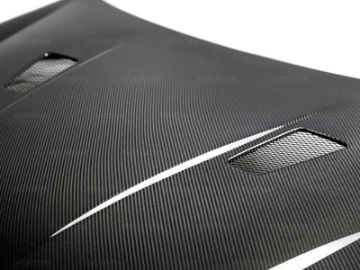 Picture of Seibon 10-11 VW Golf GTI 5K-MK6 TM Carbon Fiber Hood w- Shaved Emblem