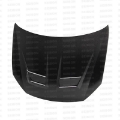 Picture of Seibon 10-11 VW Golf GTI 5K-MK6 DV Carbon Fiber Hood w- Shaved Emblem
