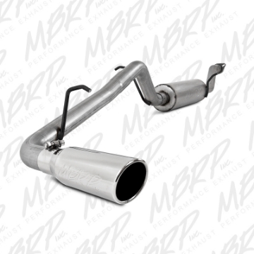 Picture of MBRP 04-11 Chevy Colorado - GMC Canyon 2-8L-2-9L-3-5L-3-7L Cat Back Single Side Aluminized Exhaust