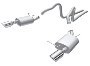 Picture of Borla 2011 Ford Mustang 3-7L 6cyl 6spd RWD SS S-Type Catback Exhaust