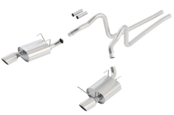 Picture of Borla 2011 Ford Mustang 3-7L 6cyl 6spd RWD SS S-Type Catback Exhaust
