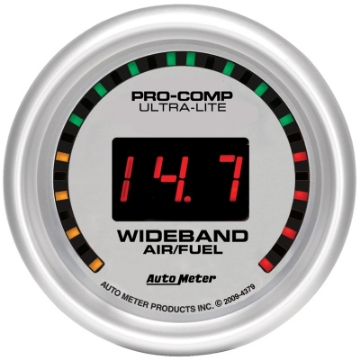 Picture of Autometer Ultra-Lite 52mm Digital Wideband Air-Fuel Ratio Street Gauge