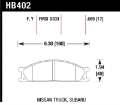 Picture of Hawk 87-05 Nissan Pathfinder Various - 86-97 PickUp D21 Various HPS Street Front Brake Pads