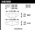 Picture of Hawk Performance Ceramic Street Brake Pads