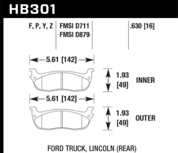 Picture of Hawk Super Duty Street Brake Pads