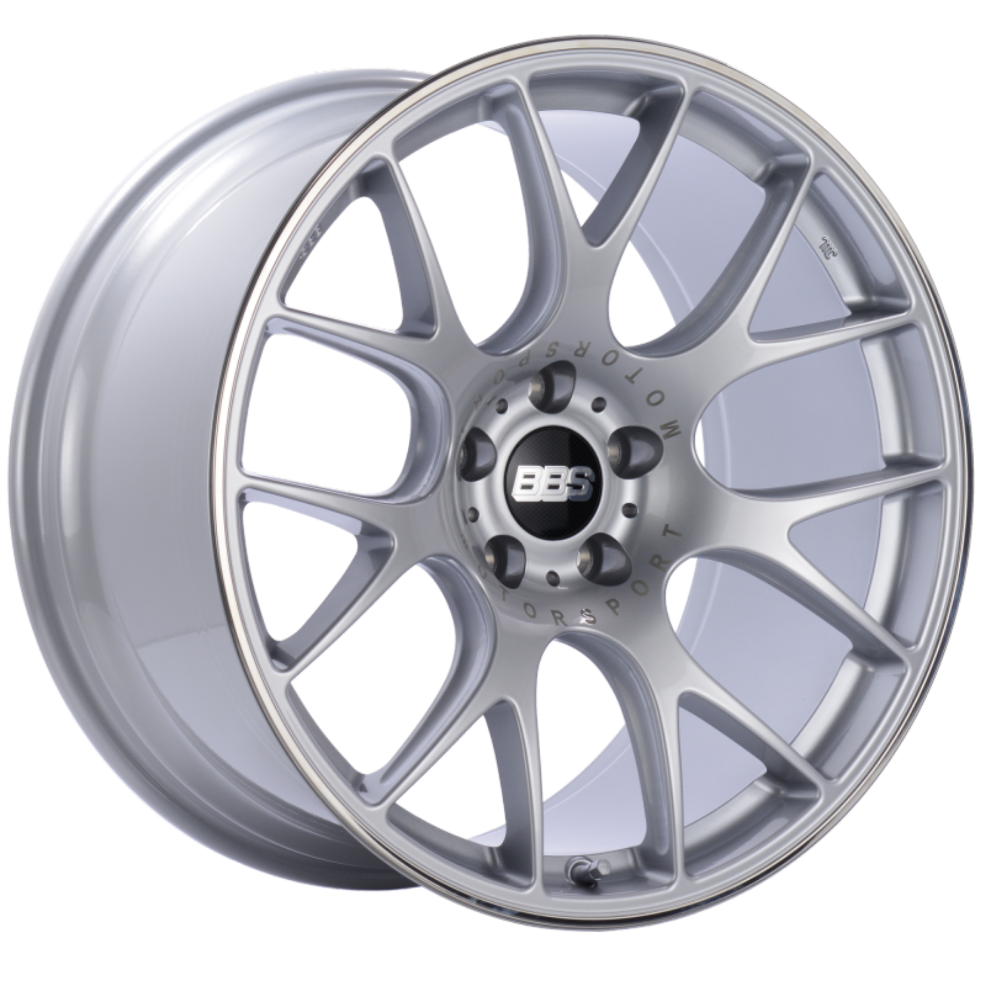 Picture of BBS CH-R 20x10-5 5x112 ET25 Brilliant Silver Polished Rim Protector Wheel -82mm PFS-Clip Required