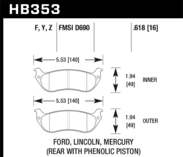 Picture of Hawk HPS Street Brake Pads