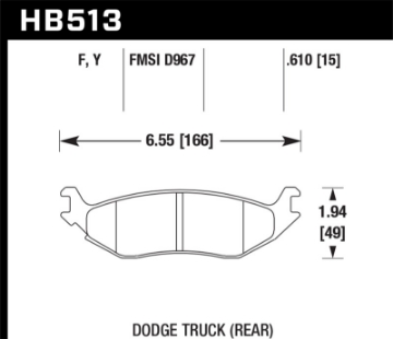 Picture of Hawk LTS Street Brake Pads