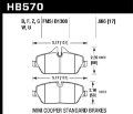Picture of Hawk Performance Ceramic Street Brake Pads