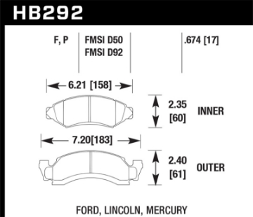 Picture of Hawk HPS Street Brake Pads