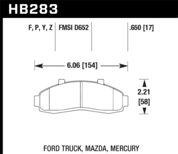 Picture of Hawk Super Duty Street Brake Pads