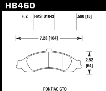 Picture of Hawk Performance Ceramic Street Brake Pads