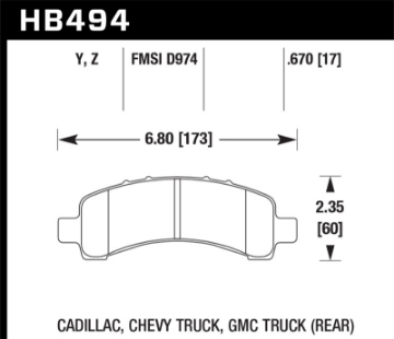 Picture of Hawk LTS Street Brake Pads