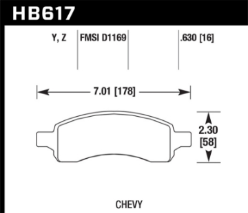 Picture of Hawk Performance Ceramic Street Brake Pads