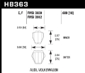 Picture of Hawk HPS Street Brake Pads