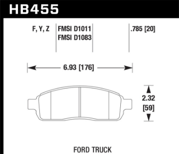 Picture of Hawk Performance Ceramic Street Brake Pads
