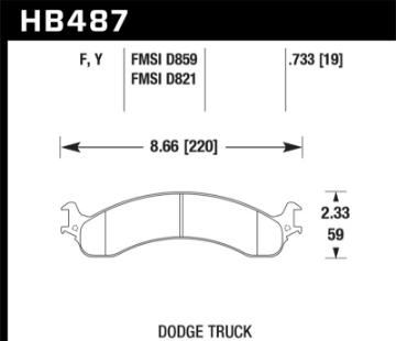 Picture of Hawk LTS Street Brake Pads