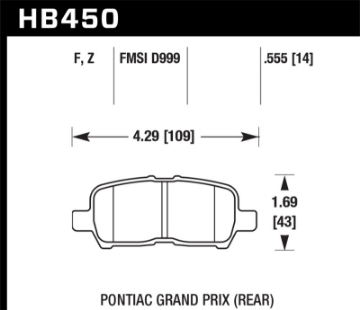 Picture of Hawk Performance Ceramic Street Brake Pads