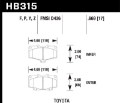 Picture of Hawk LTS Street Brake Pads