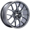 Picture of BBS CH-R 20x9 5x120 ET24 Satin Titanium Polished Rim Protector Wheel -82mm PFS-Clip Required