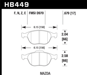 Picture of Hawk HPS Street Brake Pads