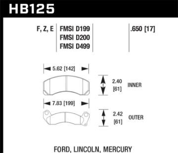 Picture of Hawk HPS Street Brake Pads