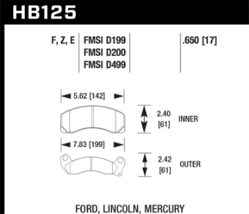 Picture of Hawk HPS Street Brake Pads