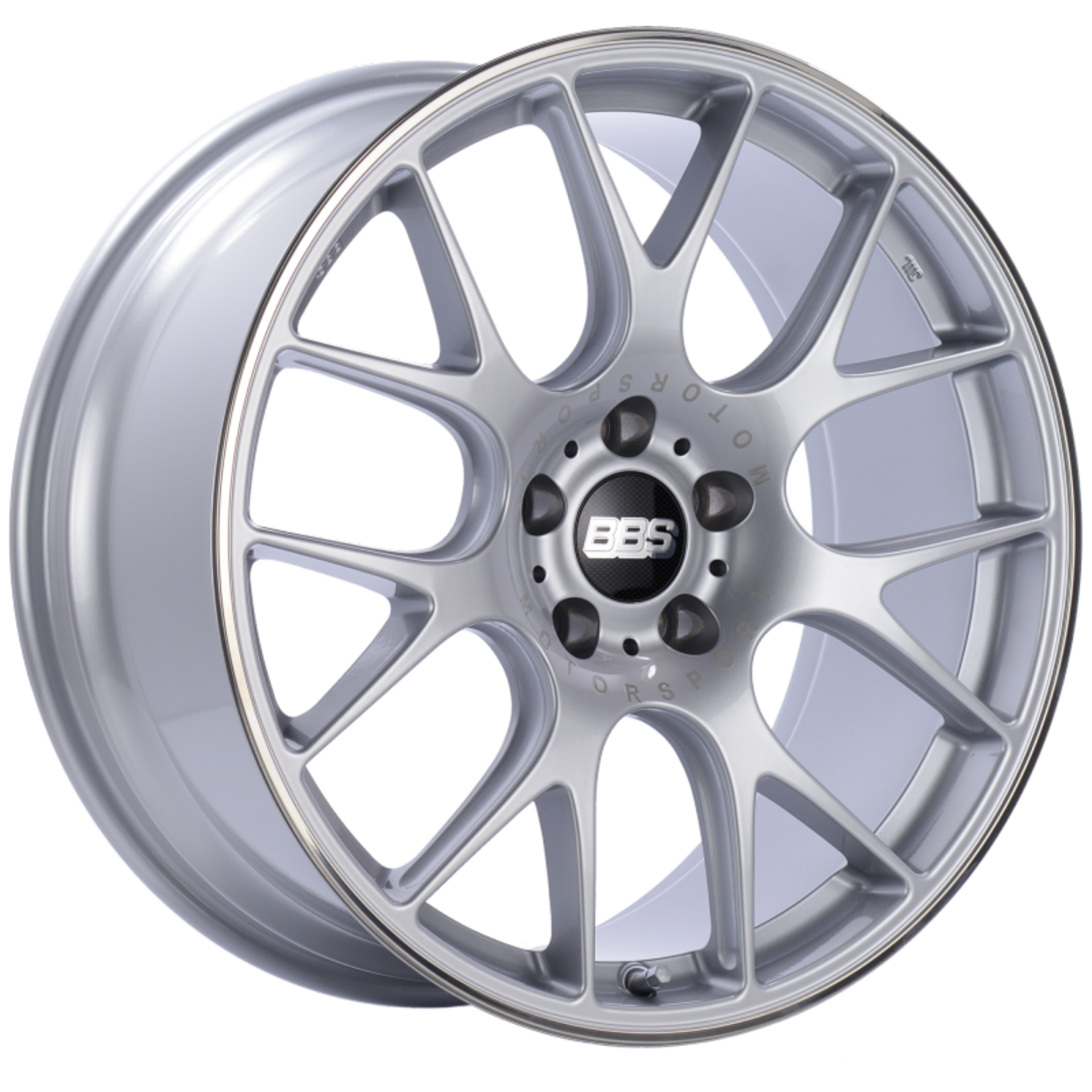 Picture of BBS CH-R 20x9 5x115 ET24 Diamond Silver Polished Rim Protector Wheel -82mm PFS-Clip Required