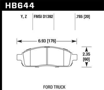 Picture of Hawk LTS Street Brake Pads