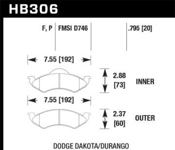 Picture of Hawk HPS Street Brake Pads