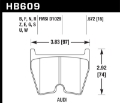 Picture of Hawk HP+ Street Brake Pads