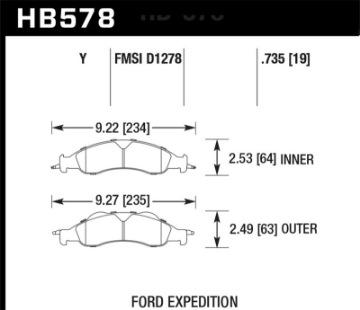Picture of Hawk LTS Street Brake Pads