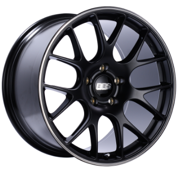 Picture of BBS CH-R 20x11-5 5x130 ET65 CB71-6 Satin Black Polished Rim Protector Wheel