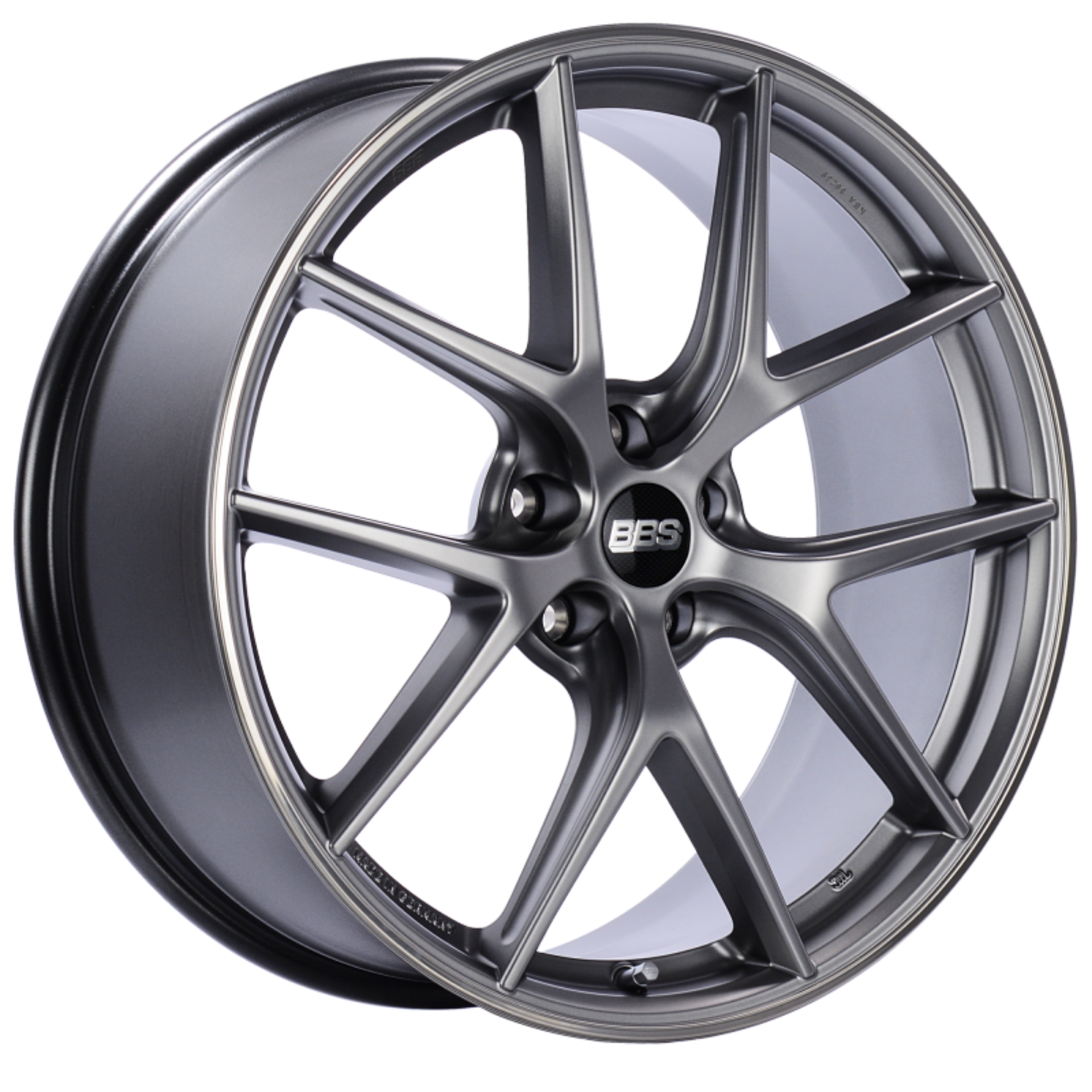 Picture of BBS CI-R 20x8-5 5x114-3 ET40 Platinum Silver Polished Rim Protector Wheel -82mm PFS-Clip Required