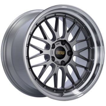 Picture of BBS LM 19x8-5 5x112 ET32 Diamond Black Center Diamond Cut Lip Wheel -82mm PFS-Clip Required